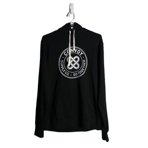 Convoy Supply Co. Black Soft Knit Sweatshirt Hoodie